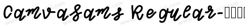 CamvaSams Regular字体转换